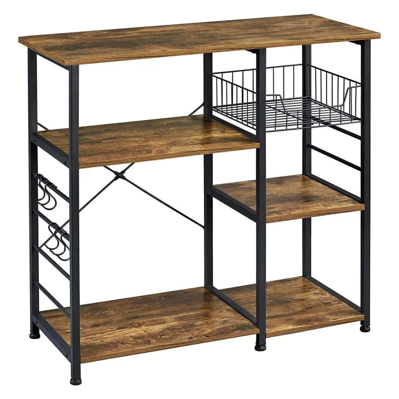 Home floor-to-ceiling kitchen retro wooden rack microwave oven seasoning multi-layer kitchen utensils storage rack
Home floor-to-ceiling kitchen retro wooden rack microwave oven seasoning multi-layer kitchen utensils storage rack