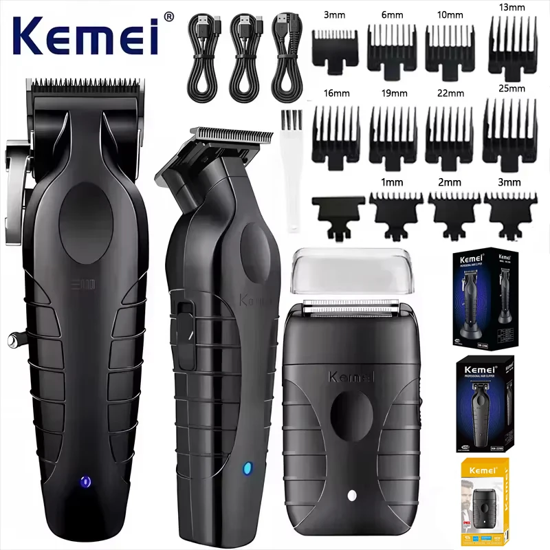 Kemei KM-2296 KM-2299 KM-T95 Professional Hair Clipper Kit or Blade Shaver Male Hair Cutting Machine Men’s Trimmer Machine
Kemei KM-2296 KM-2299 KM-T95 Professional Hair Clipper Kit or Blade Shaver Male Hair Cutting Machine Men’s Trimmer Machine