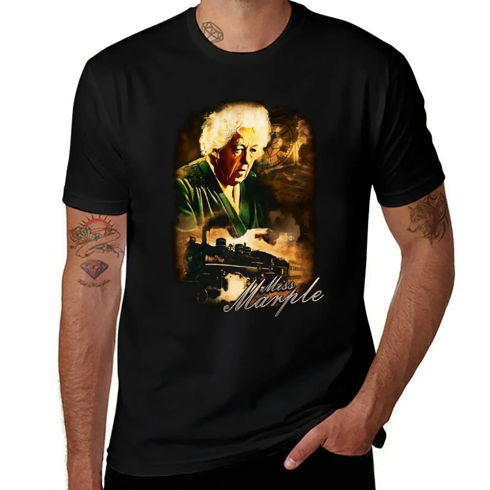 Classic Agatha Christie Miss Marple Design Essential T-Shirt summer tops custom shirt shirts men
Classic Agatha Christie Miss Marple Design Essential T-Shirt summer tops custom shirt shirts men