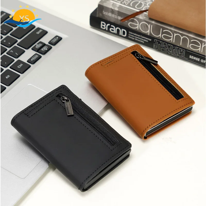RFID card case for men, high-end business, simple wallet, anti-theft swiping, pu leather card case
RFID card case for men, high-end business, simple wallet, anti-theft swiping, pu leather card case