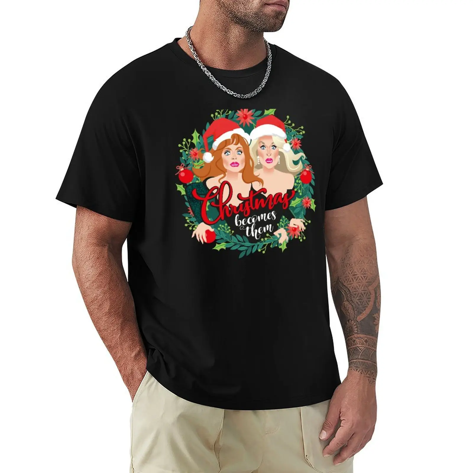 Christmas becomes them T-Shirt Fitness Training Breathable Tee
Christmas becomes them T-Shirt Fitness Training Breathable Tee