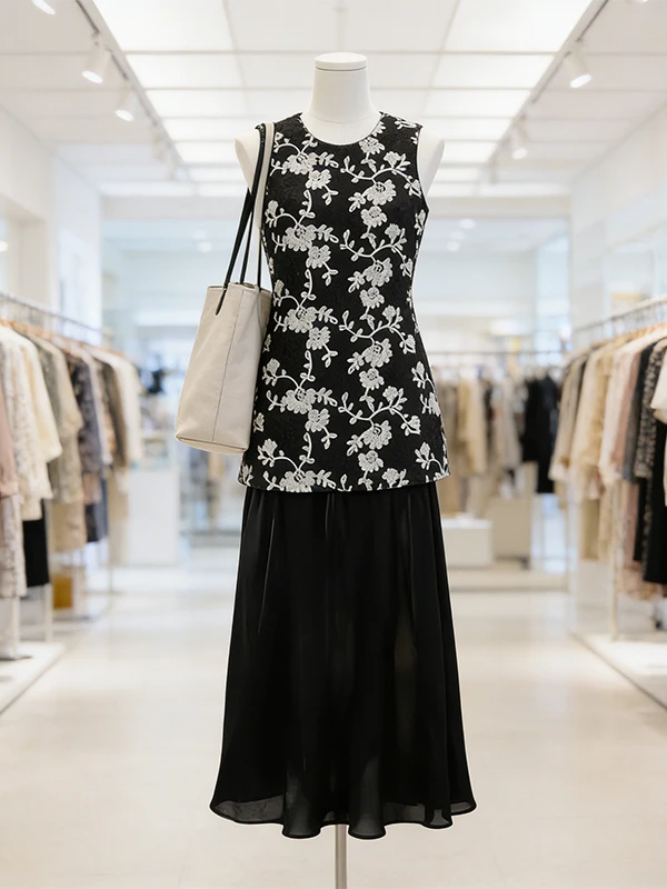 Elegant Black Splice Summer Dress for Women Stylish Commute Style Sleeveless Loose Fit round Neck Casual Wear Breathable
Elegant Black Splice Summer Dress for Women Stylish Commute Style Sleeveless Loose Fit round Neck Casual Wear Breathable