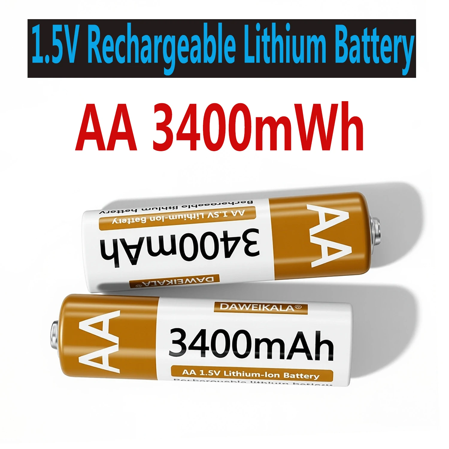 AA Equivalent to 2000 disposable batteries 1.5V for Flashlight Toy Electronic doorbell rechargeable lithium battery
AA Equivalent to 2000 disposable batteries 1.5V for Flashlight Toy Electronic doorbell rechargeable lithium battery