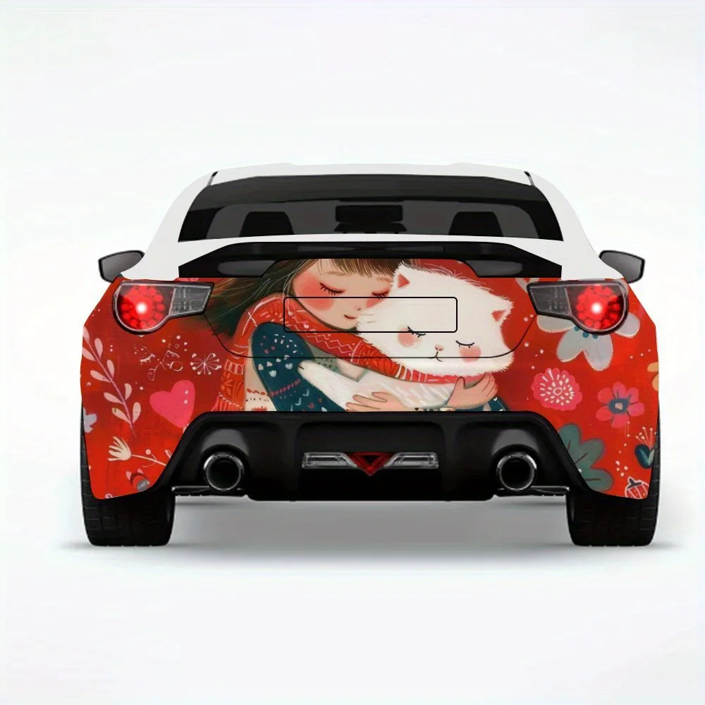 Девушка обнимает кошку, автомобильная наклейка, виниловая наклейка на заднюю часть автомобиля, водонепроницаемые самоклеящиеся виниловые наклейки для хвоста и бампера автомобиля, Decorat
Девушка обнимает кошку, автомобильная наклейка, виниловая наклейка на заднюю часть автомобиля, водонепроницаемые самоклеящиеся виниловые наклейки для хвоста и бампера автомобиля, Decorat