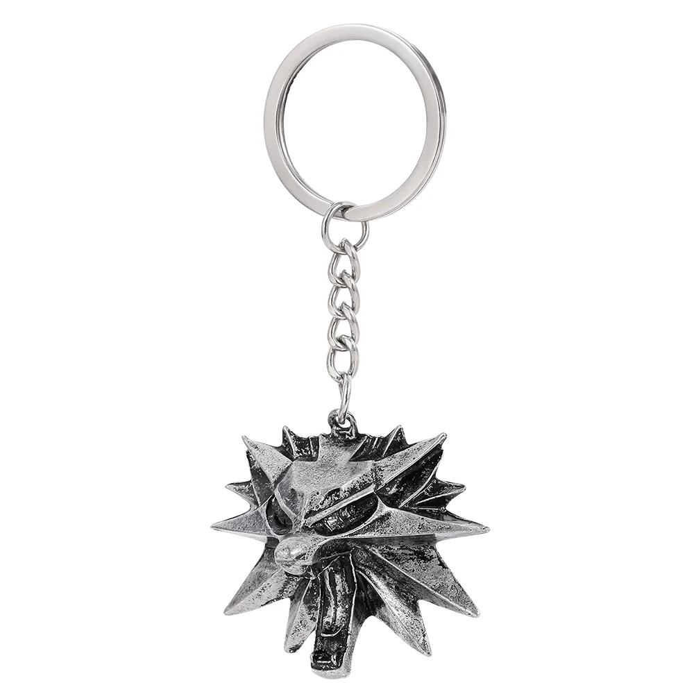 Game Pendant Wolf Head Key Chain, Wizard Witcher, Punk Style Metal Zinc Alloy Key Chain, Retro Pendant Decoration
Game Pendant Wolf Head Key Chain, Wizard Witcher, Punk Style Metal Zinc Alloy Key Chain, Retro Pendant Decoration