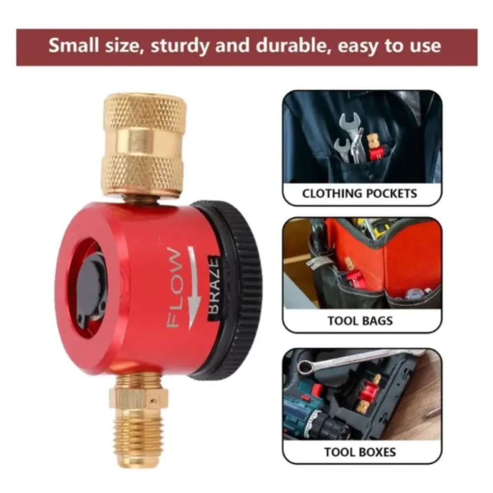 1/4 Inch Connector Nitrogen Purge Regulator Flow Regulator Purge Tool HVAC Nitrogen Purge Kit Brazing Tool
1/4 Inch Connector Nitrogen Purge Regulator Flow Regulator Purge Tool HVAC Nitrogen Purge Kit Brazing Tool