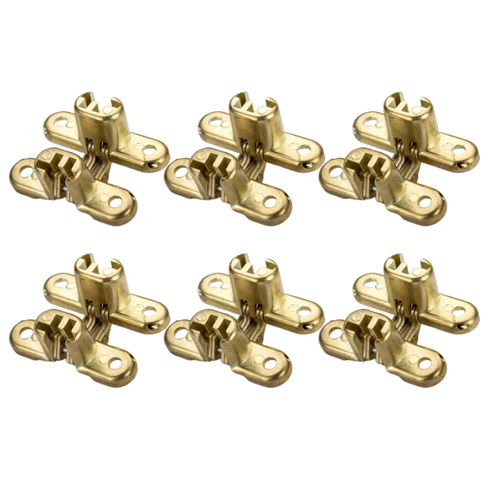 6pcs Zinc Alloy Hinges Heavy Duty Thickened Mute Hinge For Cabinet Door Wood Furniture Silent Closing Hidden Hinges Diy Table
6pcs Zinc Alloy Hinges Heavy Duty Thickened Mute Hinge For Cabinet Door Wood Furniture Silent Closing Hidden Hinges Diy Table