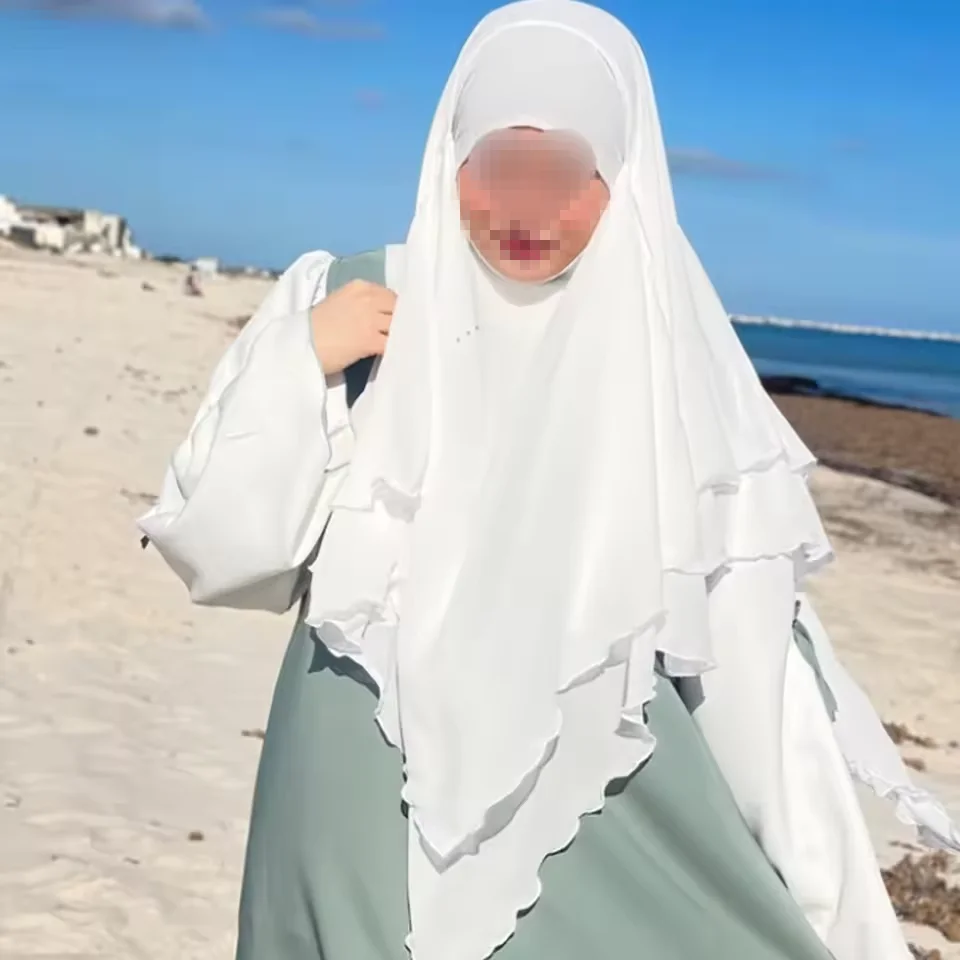 2025 New Muslim Women Prayer Dress Hijab Long Scarf Abaya Large Overhead Robe Clothing Chiffon Plain Long Khimar Eid Ramadan
2025 New Muslim Women Prayer Dress Hijab Long Scarf Abaya Large Overhead Robe Clothing Chiffon Plain Long Khimar Eid Ramadan