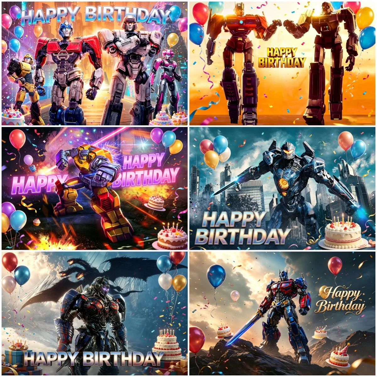 Transformers Theme Birthday Party Decoration Backdrop Optimus Prime Bumblebee Cool Boy Kid Background Photography Photo Banner
Transformers Theme Birthday Party Decoration Backdrop Optimus Prime Bumblebee Cool Boy Kid Background Photography Photo Banner