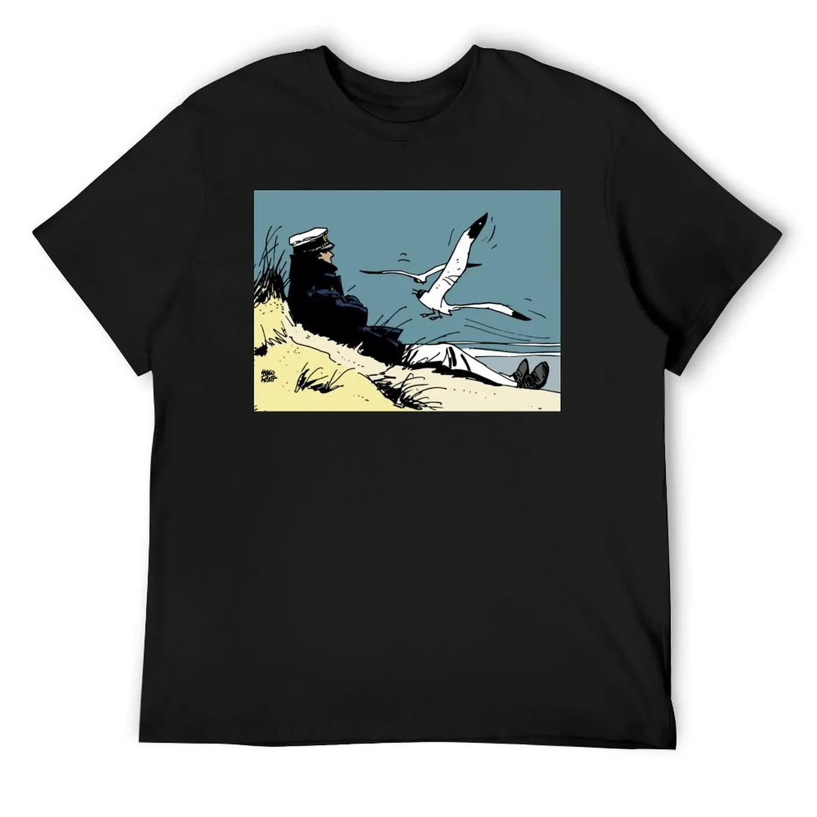 Corto Maltese on the shore T-Shirt graphic tee shirt vintage anime shirt blue lock anime shirt mens plain t shirts
Corto Maltese on the shore T-Shirt graphic tee shirt vintage anime shirt blue lock anime shirt mens plain t shirts