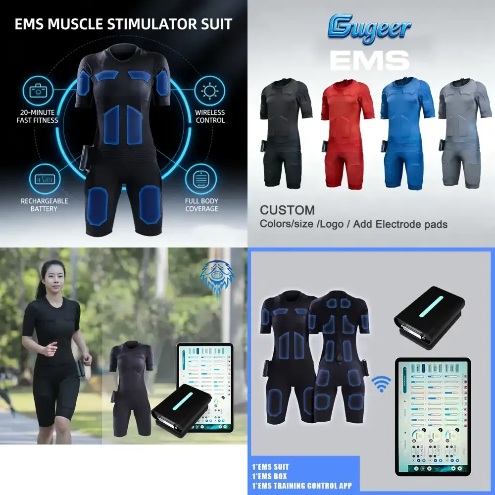 EMS Zero Nero 10 Channel Dry Fit Fitness Suit Professional EMS Training Device
EMS Zero Nero 10 Channel Dry Fit Fitness Suit Professional EMS Training Device
