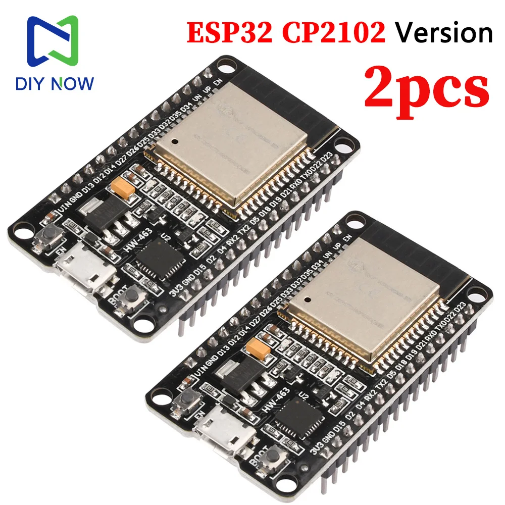 1/2PCS ESP32 Development Board ESP-32 Board NodeMCU-ESP32 ESP32 DEVKITV1 CP2102 WiFi + Bluetooth Microcontroller Dual Cores
1/2PCS ESP32 Development Board ESP-32 Board NodeMCU-ESP32 ESP32 DEVKITV1 CP2102 WiFi + Bluetooth Microcontroller Dual Cores