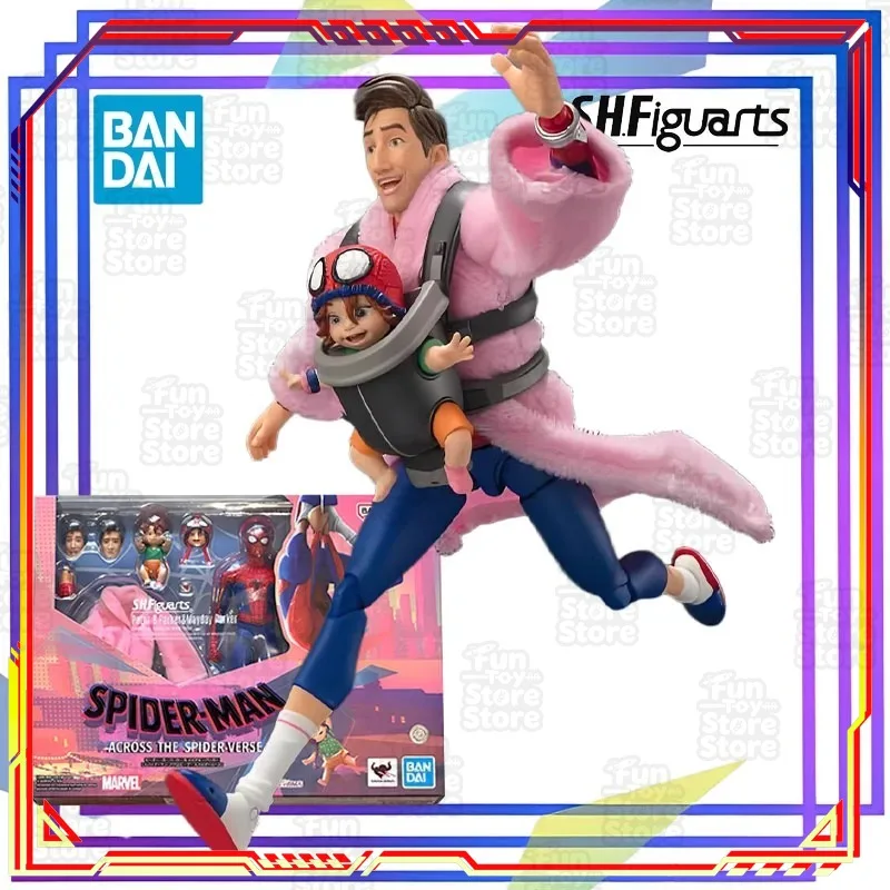 BANDAI S.H.Figuarts Peter B. Parker and Mayday Parker Spider-Man Action Figure Collectible Toy Model Assembly
BANDAI S.H.Figuarts Peter B. Parker and Mayday Parker Spider-Man Action Figure Collectible Toy Model Assembly