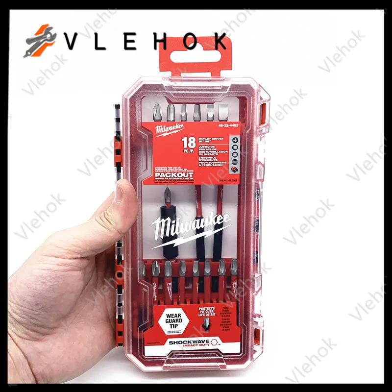 Milwaukee 48-32-4403 SHOCKWAVE Наборы ударных отверток, 18 шт., PH2, шлицевая деревянная/металлическая отвертка, комбинация корпуса
Milwaukee 48-32-4403 SHOCKWAVE Наборы ударных отверток, 18 шт., PH2, шлицевая деревянная/металлическая отвертка, комбинация корпуса