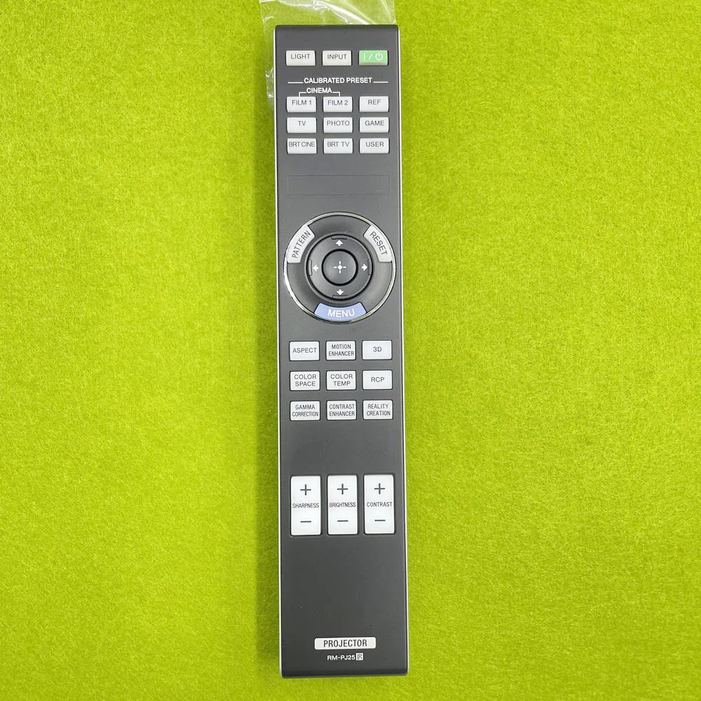 Original Remote Control RM-PJ25 RM-PJ23 For Sony RM-PJ24 VPL-HW40ES VPL-XW7000 VPL-XW6000 VPL-XW5000 Projector
Original Remote Control RM-PJ25 RM-PJ23 For Sony RM-PJ24 VPL-HW40ES VPL-XW7000 VPL-XW6000 VPL-XW5000 Projector