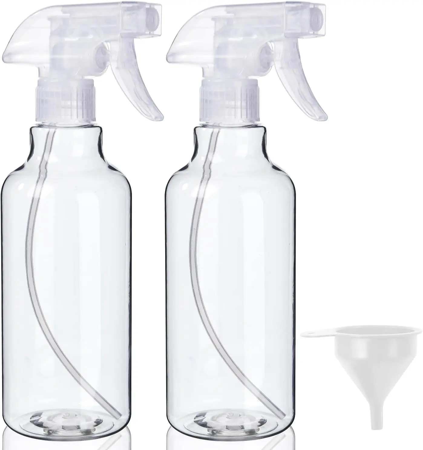 Plastic Spray Bottles 2-Pack 16.9oz Heavy Duty Mist & Stream for Cleaning Solutions, Essential Oils, Hair, Plants, BBQ, Pet
Plastic Spray Bottles 2-Pack 16.9oz Heavy Duty Mist & Stream for Cleaning Solutions, Essential Oils, Hair, Plants, BBQ, Pet