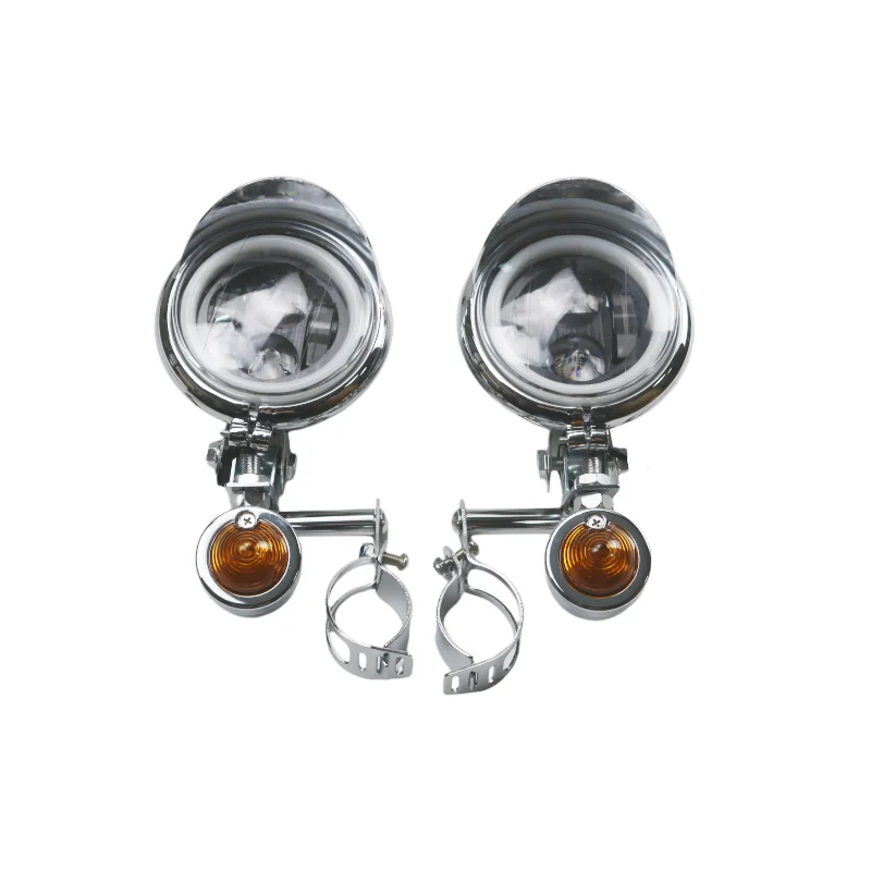 Motorcycle Spot Driving Headlight Lamp Passing Turn Signals Fit Most Motorcycle That with 33-43 MM Fork Tubes
Motorcycle Spot Driving Headlight Lamp Passing Turn Signals Fit Most Motorcycle That with 33-43 MM Fork Tubes