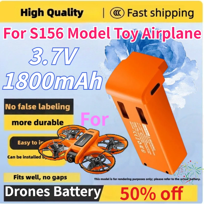 Brand New 3.7V 1800mAh High Quality Li-Ion Battery Two Colors for S156 Model Toy Airplane Replaceable Rechargeable Battery
Brand New 3.7V 1800mAh High Quality Li-Ion Battery Two Colors for S156 Model Toy Airplane Replaceable Rechargeable Battery