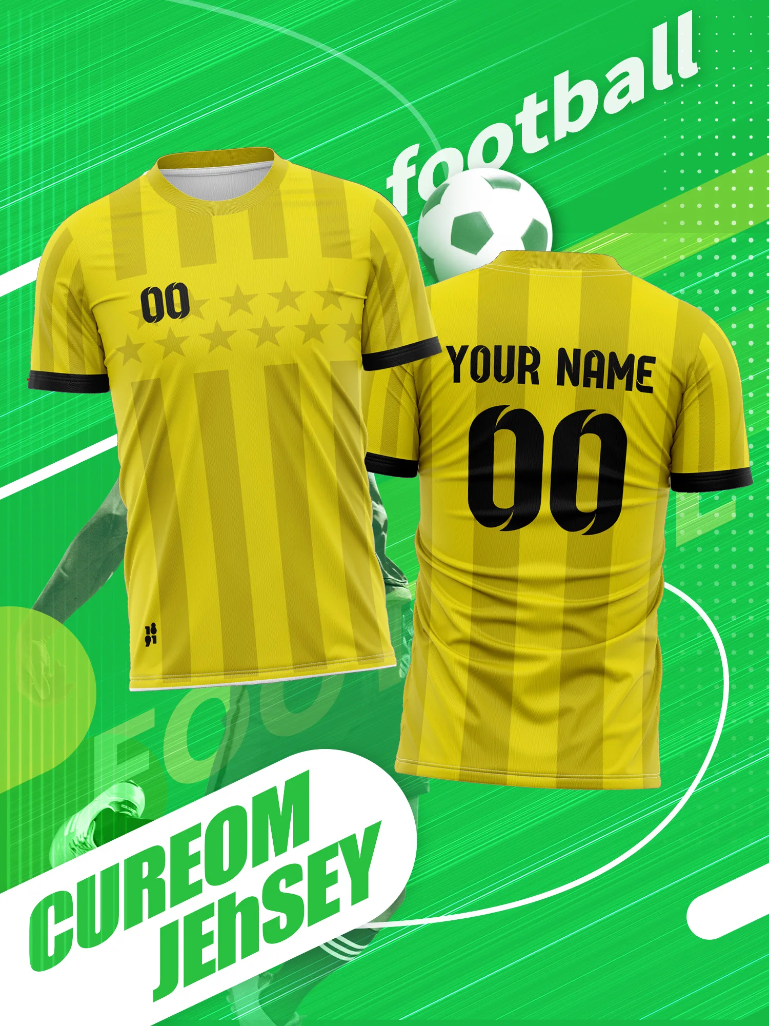 Футбольная форма с индивидуальным дизайном: фото, имя, номер. Быстросохнущая, дышащая, для взрослых и молодежи. Фанатская версия.
Футбольная форма с индивидуальным дизайном: фото, имя, номер. Быстросохнущая, дышащая, для взрослых и молодежи. Фанатская версия.