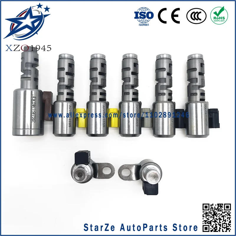 09G TF-60SN TF60SN TF60-SN 6-Speed Transmission Solenoid Kit Set For VW Audi Jetta Golf Passat Beetle Mini 2003-ON
09G TF-60SN TF60SN TF60-SN 6-Speed Transmission Solenoid Kit Set For VW Audi Jetta Golf Passat Beetle Mini 2003-ON