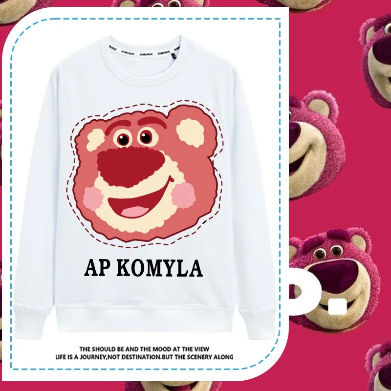 Disney Toy Story Co-branded Long Sleeve T-shirt Women Graffiti Strawberry Bear Design Feel Niche Autumn Clothes Cotton
Disney Toy Story Co-branded Long Sleeve T-shirt Women Graffiti Strawberry Bear Design Feel Niche Autumn Clothes Cotton