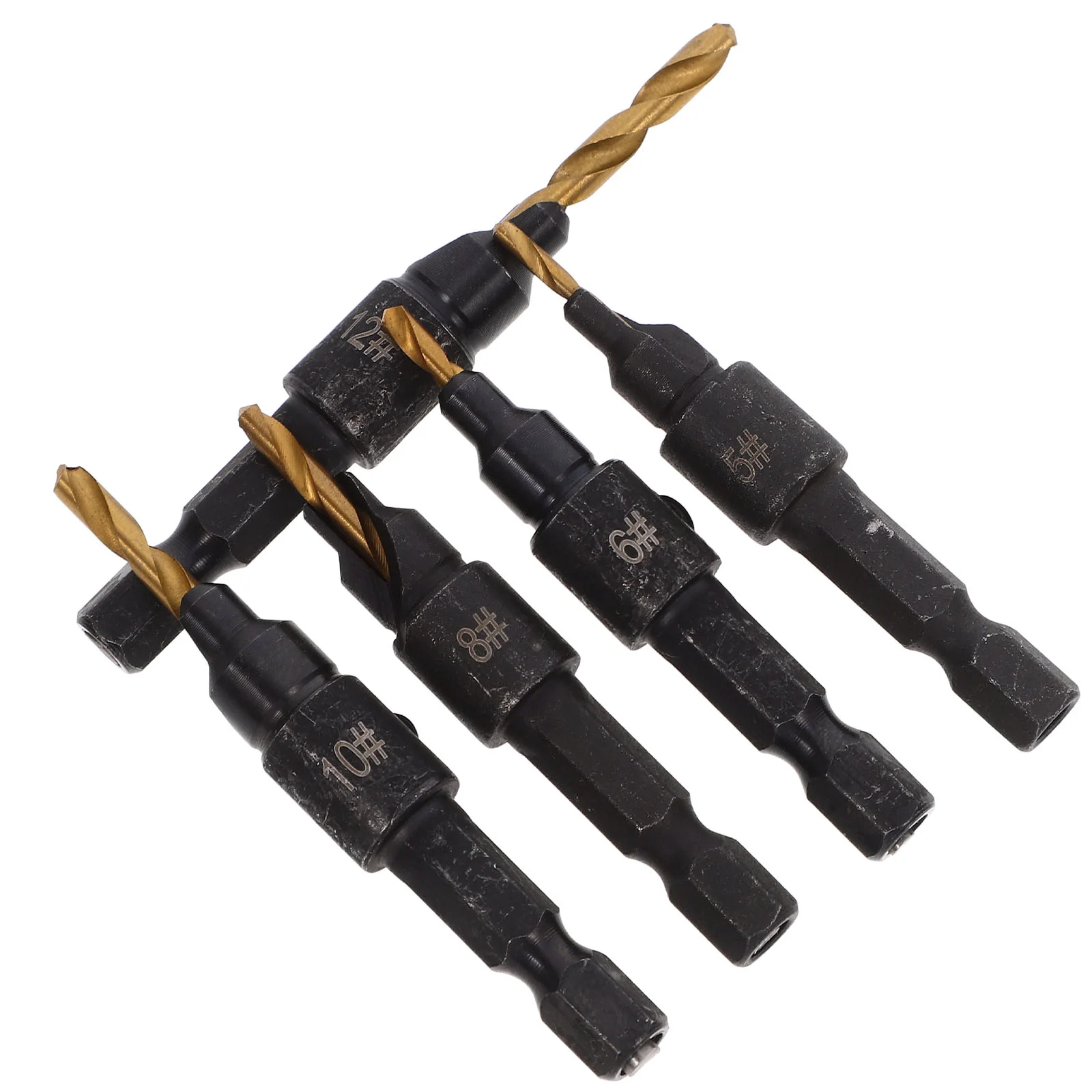 Drilling Set Wood Bit Splitter Drills Household Woodworking Titanium Plated Steel Tool Metal Splitting
Drilling Set Wood Bit Splitter Drills Household Woodworking Titanium Plated Steel Tool Metal Splitting