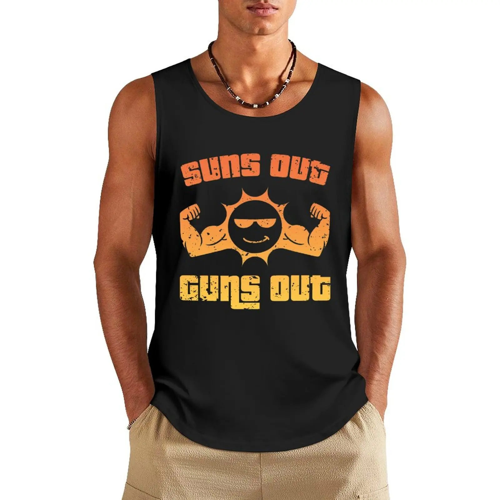 Sunny Summer Bodybuilding Suns Out Guns Out Sun Biceps Tank Top gym clothes men Man clothes for gym mens clothing
Sunny Summer Bodybuilding Suns Out Guns Out Sun Biceps Tank Top gym clothes men Man clothes for gym mens clothing