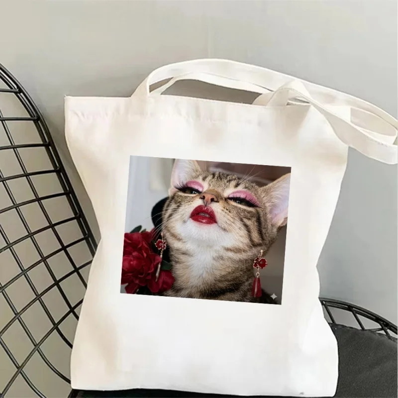 Adorable Cat Canvas Bag Tote Bag Shoulder Bag Handbag Real Photo Print Animal Lover Gift For Women Girls Daily Use
Adorable Cat Canvas Bag Tote Bag Shoulder Bag Handbag Real Photo Print Animal Lover Gift For Women Girls Daily Use