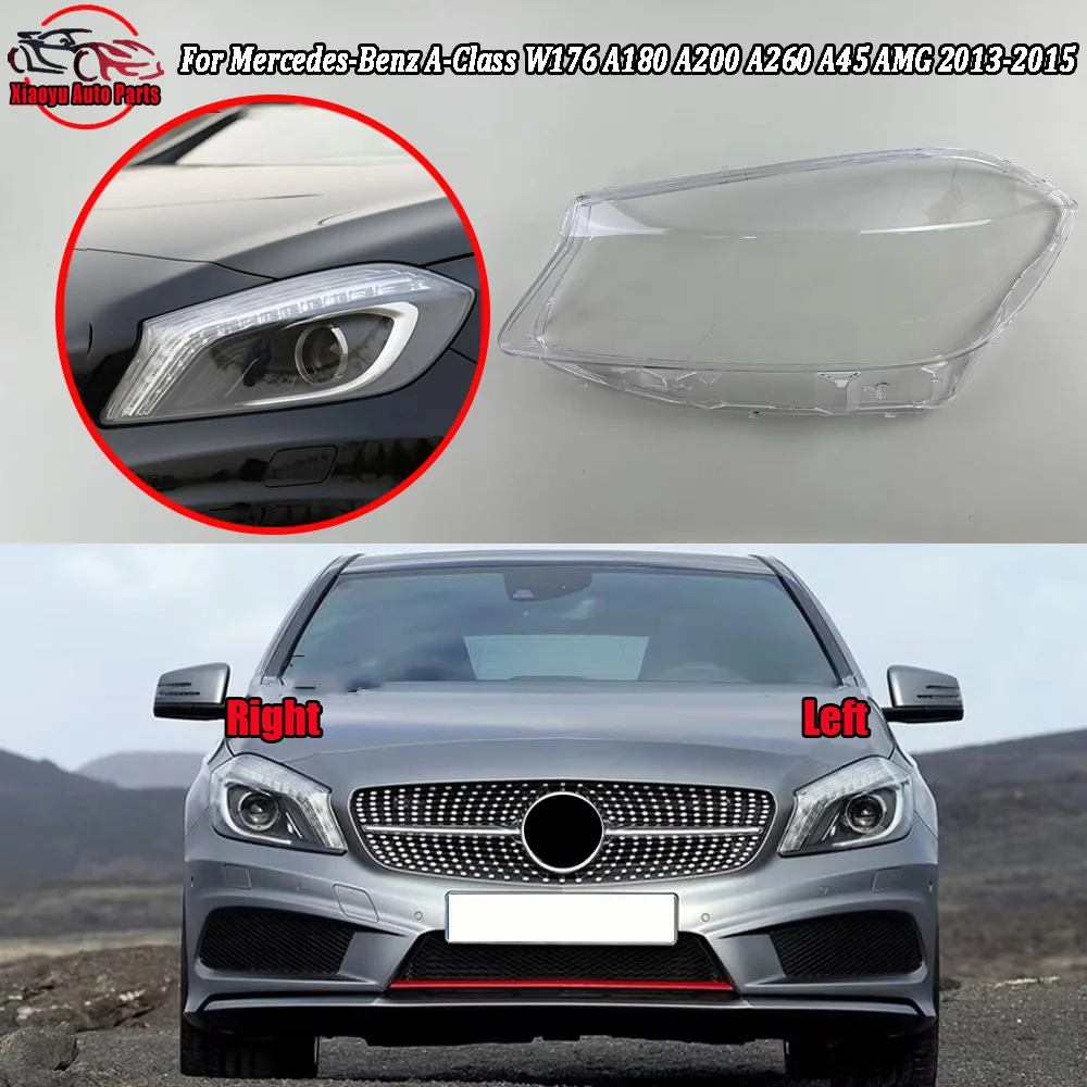 Front Headlight Cover 2013 2014-2015 For Mercedes-Benz A-Class W176 A180 A200 A260 A45 AMG Headlamps Transparent Shell Lens Case
Front Headlight Cover 2013 2014-2015 For Mercedes-Benz A-Class W176 A180 A200 A260 A45 AMG Headlamps Transparent Shell Lens Case