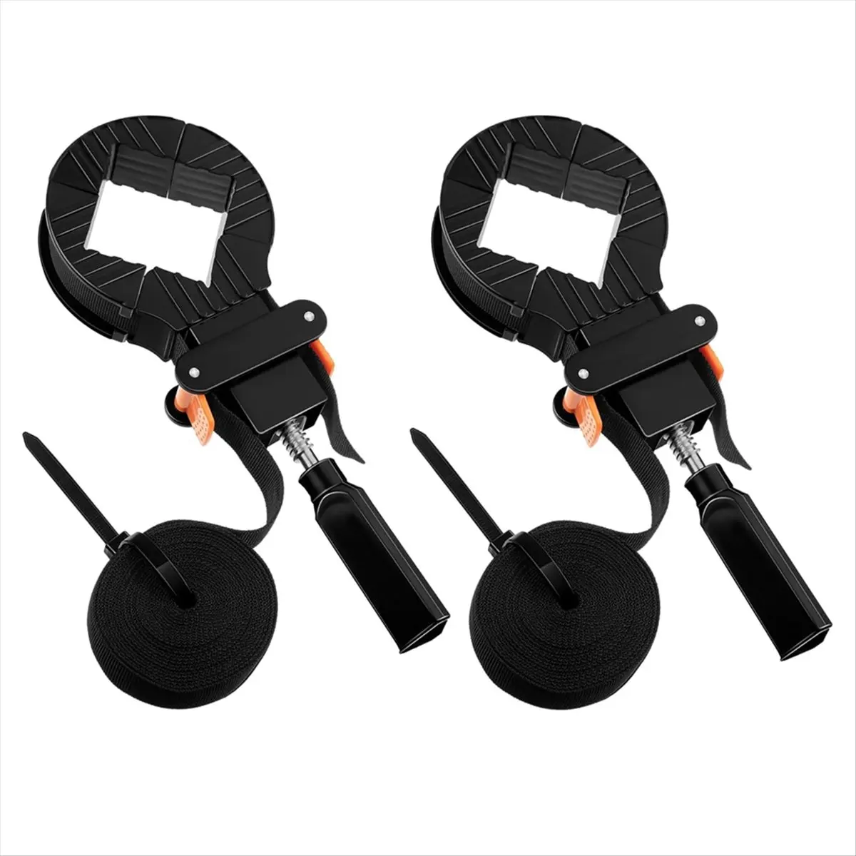 2Packs Strap Clamp for Woodworking, Quick Release Band Clamps, Belt Clamps, Adjustable Picture Frame Clamp Tool
2Packs Strap Clamp for Woodworking, Quick Release Band Clamps, Belt Clamps, Adjustable Picture Frame Clamp Tool