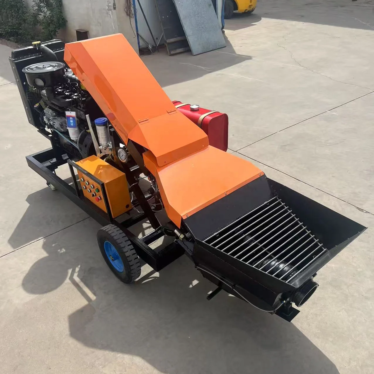 Portable Mini Diesel Engine Concrete Transfer Pump Mobile With 20m Vertical Conveying Distance Core Bearing Component
Portable Mini Diesel Engine Concrete Transfer Pump Mobile With 20m Vertical Conveying Distance Core Bearing Component