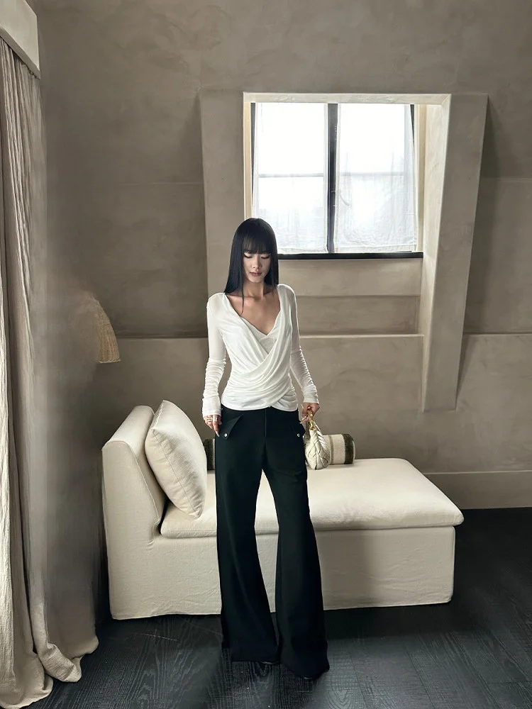 Женские повседневные брюки Bla Bell Bot для весеннего сезона, удлиненные, с высокой талией, струящиеся, визуально удлиняющие ноги
Женские повседневные брюки Bla Bell Bot для весеннего сезона, удлиненные, с высокой талией, струящиеся, визуально удлиняющие ноги