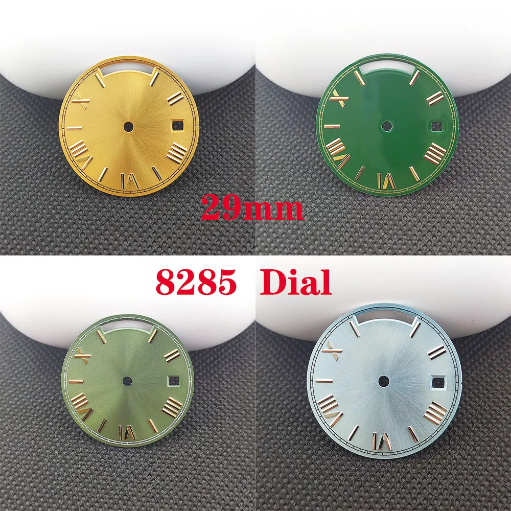 29mm dial, suitable for Miyota 8285 movement, dual calendar case, sterile dial, watch accessories
29mm dial, suitable for Miyota 8285 movement, dual calendar case, sterile dial, watch accessories