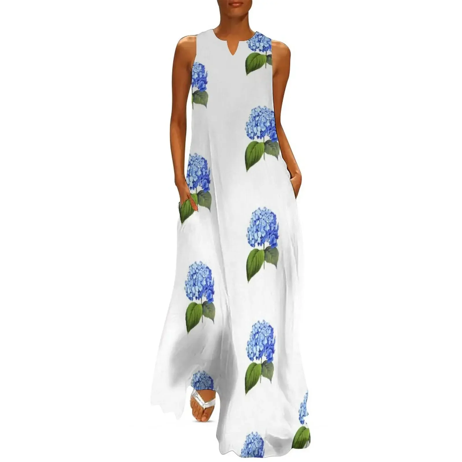 Blue hydrangea Long Dress ladies dresses for special occasions dresses for womens dresses for woman Dress
Blue hydrangea Long Dress ladies dresses for special occasions dresses for womens dresses for woman Dress