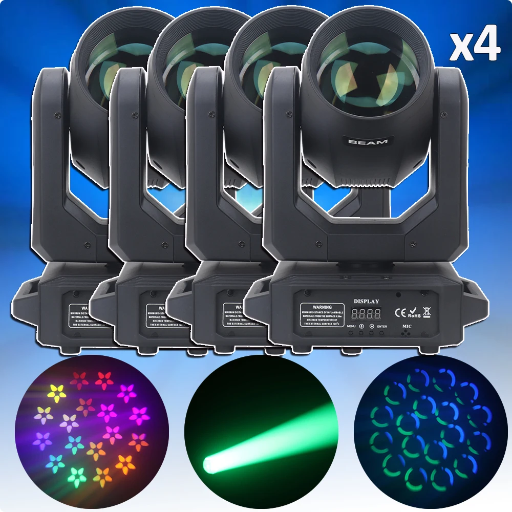 4Pcs/Lot Mini LED Moving Head Light 200W Beam+Spot+18Rotating Prisms Dmx512 Stage Lighting Effect Wash Disco Party Dj Bar
4Pcs/Lot Mini LED Moving Head Light 200W Beam+Spot+18Rotating Prisms Dmx512 Stage Lighting Effect Wash Disco Party Dj Bar