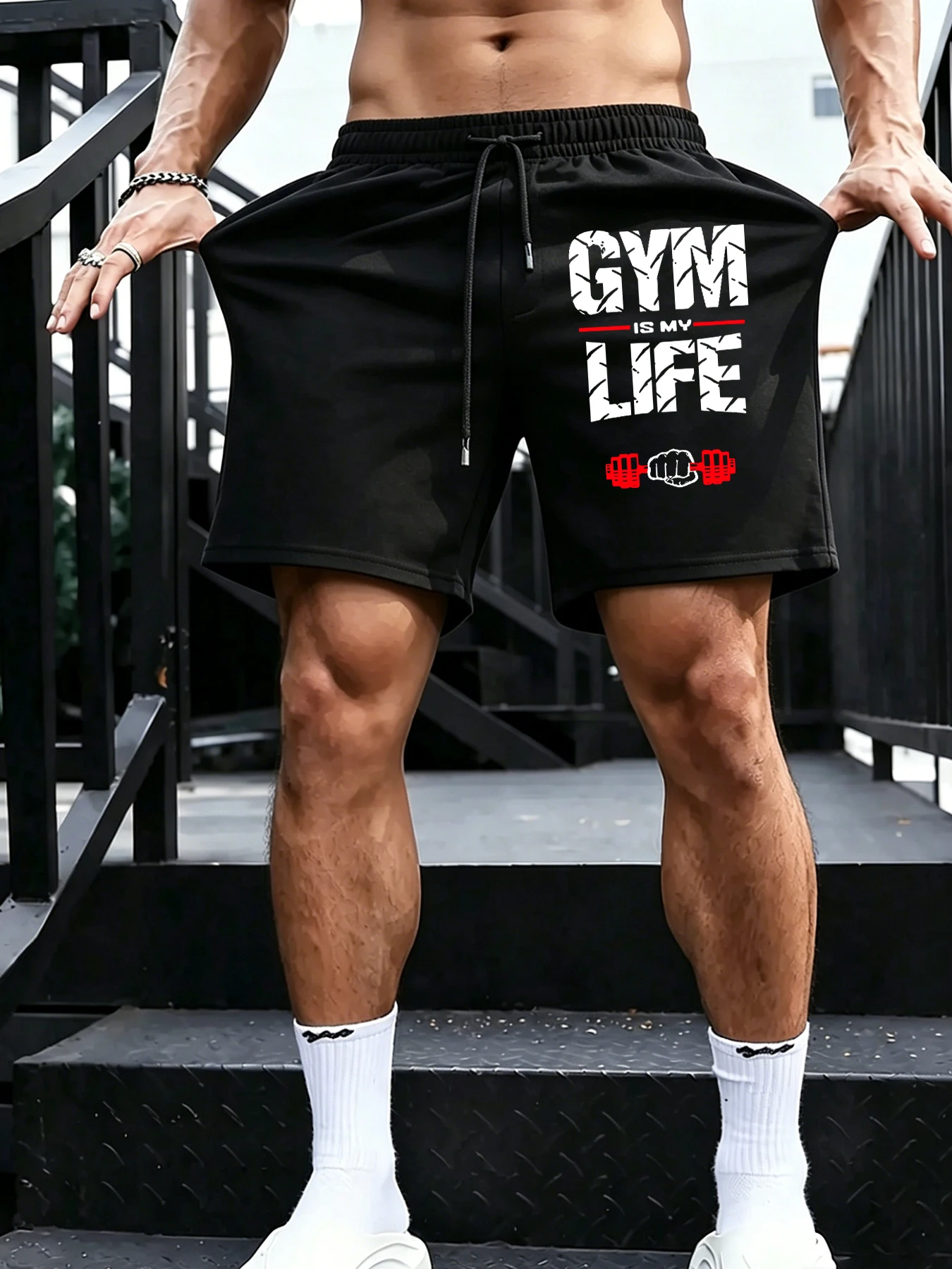Gym Is My Life Printed Male Summer Vacation Shorts Loose Drawstring Swimming Trunks Beach Sport Clothing All-Match Sportpants
Gym Is My Life Printed Male Summer Vacation Shorts Loose Drawstring Swimming Trunks Beach Sport Clothing All-Match Sportpants