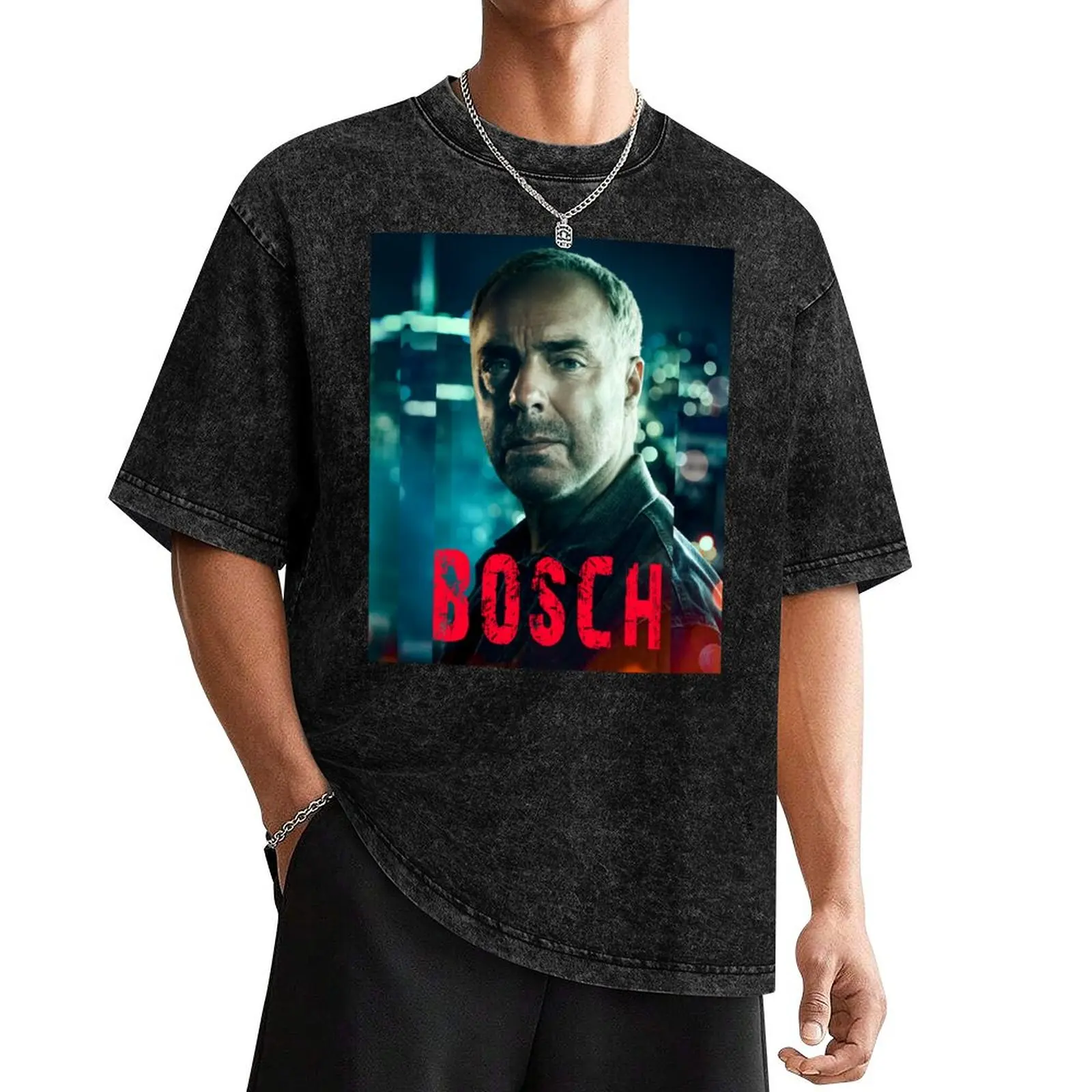 Bosch - La police T-Shirt heavyweights oversized t shirt men clothes
Bosch - La police T-Shirt heavyweights oversized t shirt men clothes