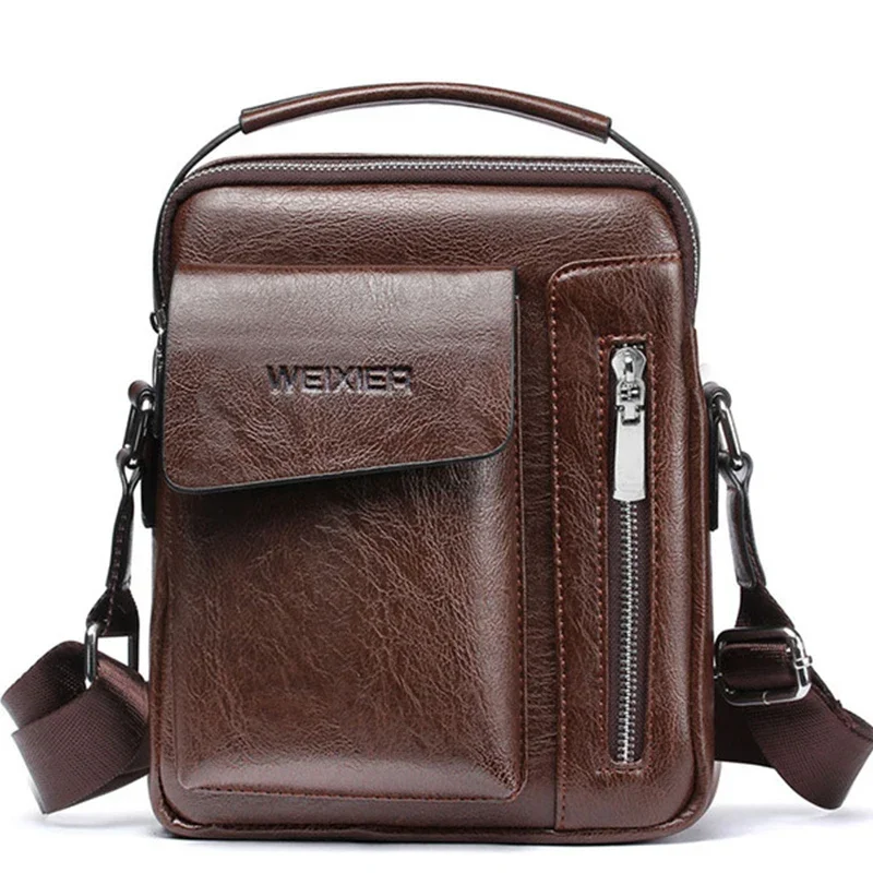 Casual Men Shoulder Bag Vintage Crossbody Bags High Quality Male Bag Leather Handbag Men Messenger Bags
Casual Men Shoulder Bag Vintage Crossbody Bags High Quality Male Bag Leather Handbag Men Messenger Bags