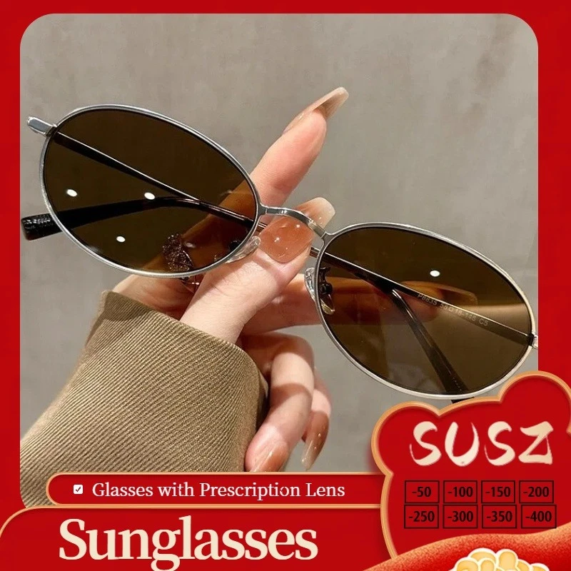 SUSZ Women Currents Myopia UV Protection Sunglasses Trendy Colored Prescription Glasses For Summer Beach Travel Driving Shopping
SUSZ Women Currents Myopia UV Protection Sunglasses Trendy Colored Prescription Glasses For Summer Beach Travel Driving Shopping