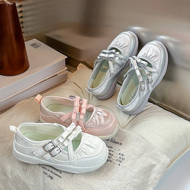2025 Spring Autumn New Children Leather Shoes for Girls Fashion Korean Style Soft Bottom Anti-slippery Versatile Ballet Shoes
2025 Spring Autumn New Children Leather Shoes for Girls Fashion Korean Style Soft Bottom Anti-slippery Versatile Ballet Shoes