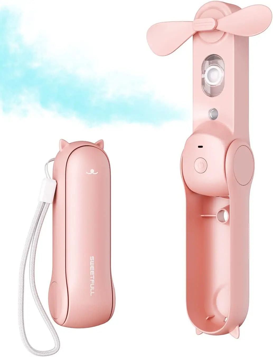 Portable Rechargeable Handheld Misting Fan Mini Water Spray for Travel Outdoors Home
Portable Rechargeable Handheld Misting Fan Mini Water Spray for Travel Outdoors Home