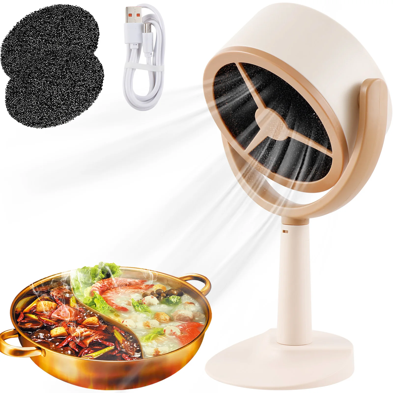 Portable Range Hood with 2 Filter Sponge 2400Ah Rechargeable Desktop Range Hood Powerful Kitchen Portable Exhaust Fan Cordless
Portable Range Hood with 2 Filter Sponge 2400Ah Rechargeable Desktop Range Hood Powerful Kitchen Portable Exhaust Fan Cordless