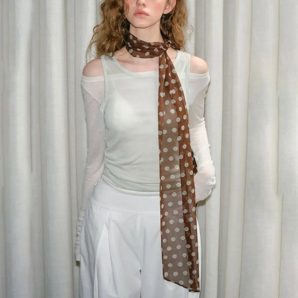Elegant Dot Print Women Scarf Decorative Thin Chiffon Scarf Multifunctional Neck Scarf For Spring Summer Autumn
Elegant Dot Print Women Scarf Decorative Thin Chiffon Scarf Multifunctional Neck Scarf For Spring Summer Autumn