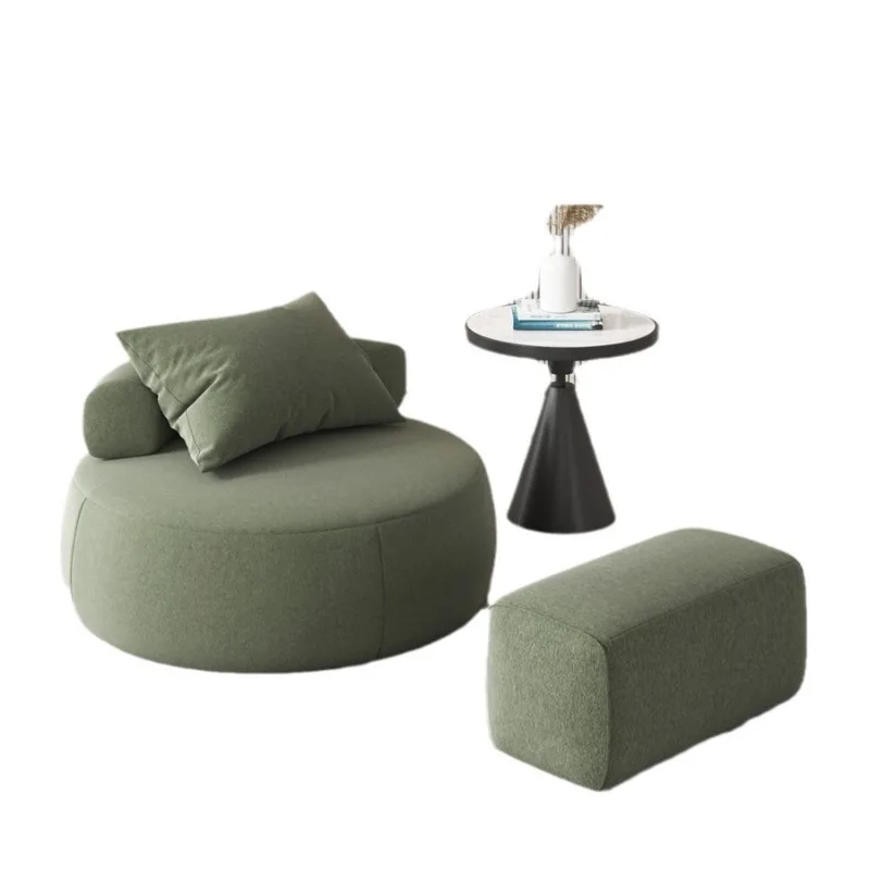 Lazy sofa chair Living room Bedroom Balcony Single round sofa Home simple fabric leisure chair 
Lazy sofa chair Living room Bedroom Balcony Single round sofa Home simple fabric leisure chair