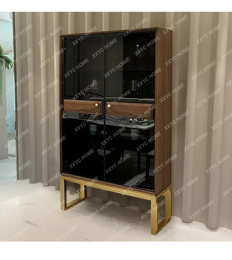NN light luxury solid wood wine cabinet double door glass cabinet against the wall modern simple luxury decorative cabi
NN light luxury solid wood wine cabinet double door glass cabinet against the wall modern simple luxury decorative cabi