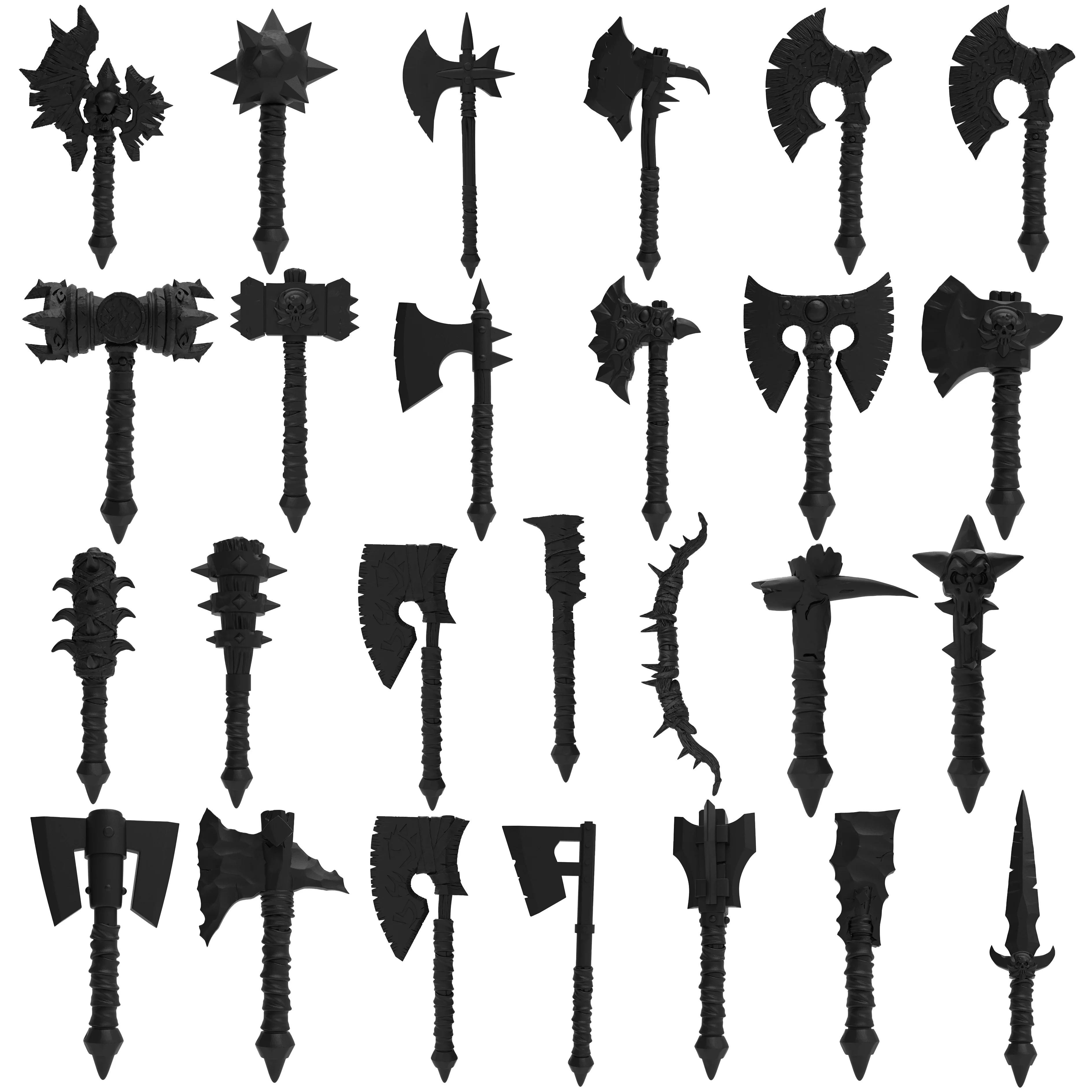 MOC Orc Figures Weapons 3D Building Blocks Battle Axe Mace Hammer Sword Bow Arrow Soldiers Army Accessories Bricks Toys
MOC Orc Figures Weapons 3D Building Blocks Battle Axe Mace Hammer Sword Bow Arrow Soldiers Army Accessories Bricks Toys