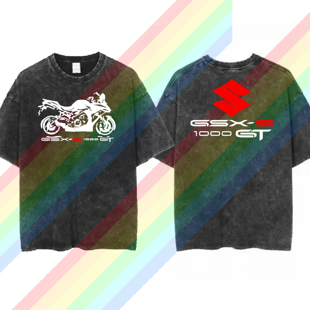 2024 Summer Vintage Cotton Suzukis GSX-S 1000GT T-shirt Graphic Oversized Sports Tops Short Sleeves Loose T Shirts Men Y2K Cool
2024 Summer Vintage Cotton Suzukis GSX-S 1000GT T-shirt Graphic Oversized Sports Tops Short Sleeves Loose T Shirts Men Y2K Cool