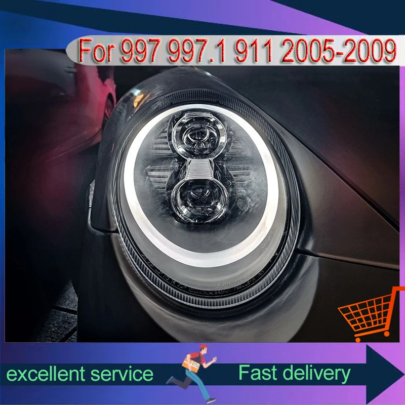 2 PCS Auto Lights FOR 2005-2009 Porsche 997 997.1 Front Lamp DRL Headlight 911 Turn Signal LED Projector Lens Car Accessories
2 PCS Auto Lights FOR 2005-2009 Porsche 997 997.1 Front Lamp DRL Headlight 911 Turn Signal LED Projector Lens Car Accessories
