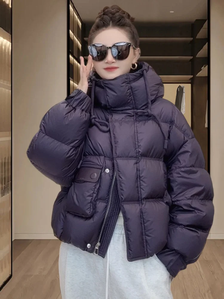 Fashionable Short Thickened Cotton Jacket Women's Winter New Style Bread Style Coat Korean Version Loose Fit Zipper Closure
Fashionable Short Thickened Cotton Jacket Women's Winter New Style Bread Style Coat Korean Version Loose Fit Zipper Closure