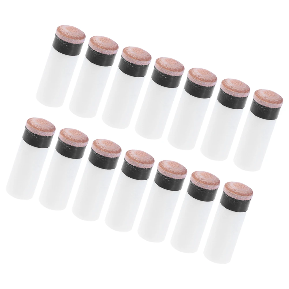 14pcs Pool Tips Replacement Billiard Stick Ferrules Hard Tip Tools Repair Lightweight Easy Install Tight Seal
14pcs Pool Tips Replacement Billiard Stick Ferrules Hard Tip Tools Repair Lightweight Easy Install Tight Seal